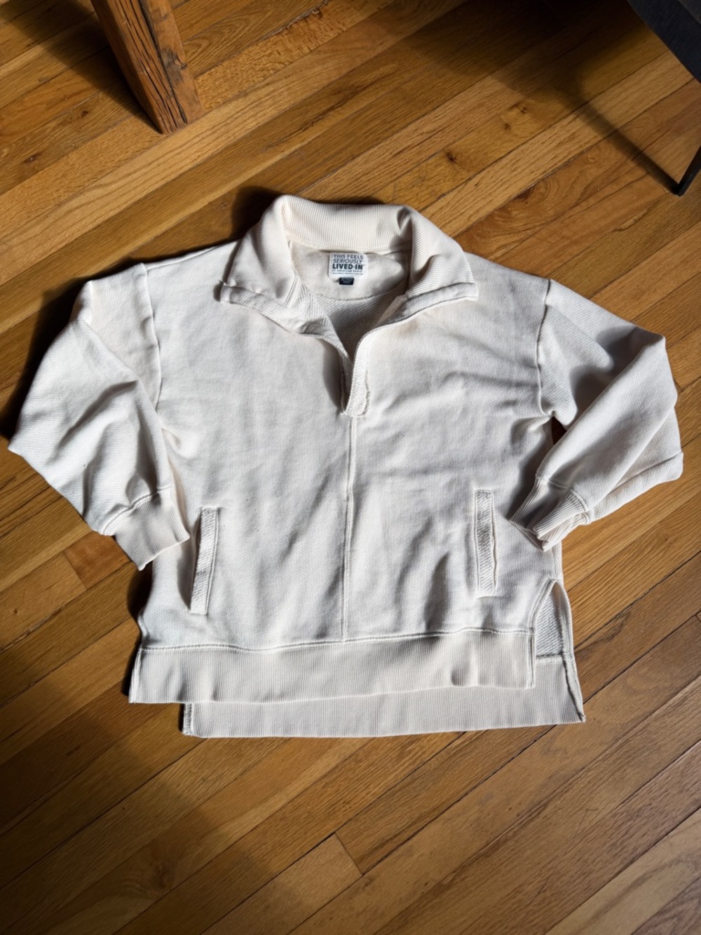 American eagle cream lived in sweatshirt